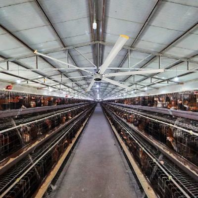 1500W 220v Ventilador HVLS Industrial de teto para espaços grandes 6,1 m 7,3 m 12ft 10ft Diâmetro