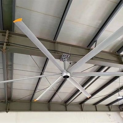 800 m3/h Volume de ar 6,1-7,3 M Ventilador de ventilação de baixo ritmo de alto volume para circulação de ar