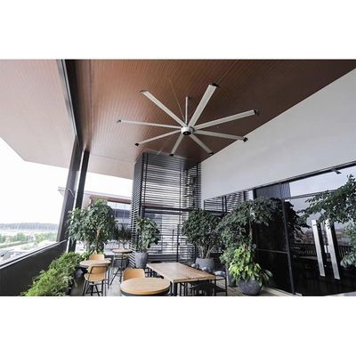 Ventilador de teto para o canteiro de obras Ventilação de 3,6 m Ventilador HVLS de alto volume 1500W 220V 10ft