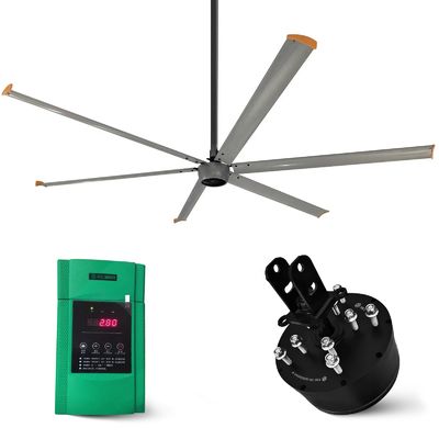 220V 750W Ímã permanente AC sincronizado HVLS Refrigeração de teto BLDC PMSM Motor de ventilador