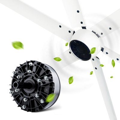 Eficiência IE 1 12ft 10ft 16ft 14ft 1500W 1100W 750W BLDC Industrial HVLS Motor de ventilador de teto