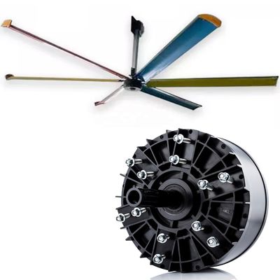 Alta Velocidade 400W 3 Fase 220V Industrial Brushless DC HVLS Refrigerador de Tecto Bldc Motor de Ventilador