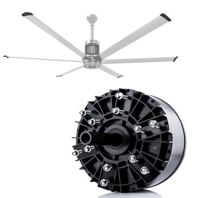 Motor de corrente elétrica AC tipo BLDC para ventilador elétrico HVLS em ar condicionado industrial